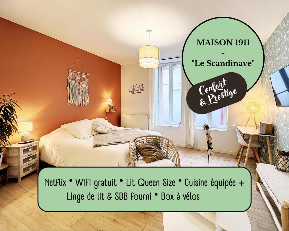 Appart Le Scandinave - Maison 1911 - Confort & Prestige Жиан Екстериор снимка